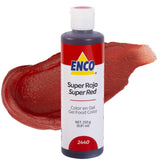 ENCO frasco frontal rojo intenso mostrando presentación de 250 g y uso profesional