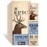 EPIC caja frontal mostrando 20 tiras, conveniencia para snacks