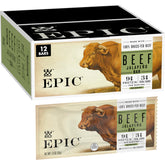 Epic paquete frontal mostrando 12 barritas, conveniente para almacenar