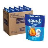Equal paquete frontal mostrando marca y volumen, facilita abastecimiento prolongado