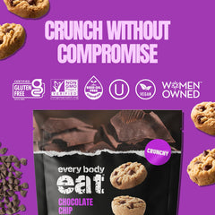 Every Body Eat galletas en mano mostrando tamaño porcion y conveniencia
