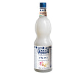Fabbri Orgeat vista frontal botella 1 L con etiqueta clara y elegante