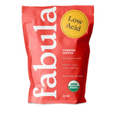 Fabula empaque frontal del café turco orgánico, transmite frescura y confianza