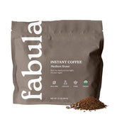 Fabula envase frontal 90g mostrando etiqueta orgánica y tueste medio