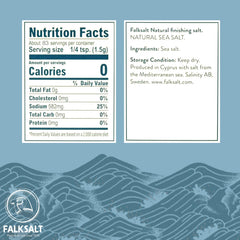 Falksalt escamas en cuchara resaltando textura ligera y crujiente