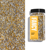 Fancy Sprinkles envase frontal mostrando 130 g y aspecto metálico brillante