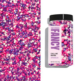 Fancy Sprinkles envase frontal mostrando colores y variedad