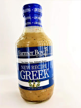 Farmer Boy botella frontal 16 oz mostrando etiqueta y apariencia saludable