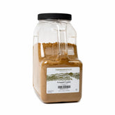 Farmersville Spice Co comino en jarra de 4 lb mostrando envase práctico y ahorro