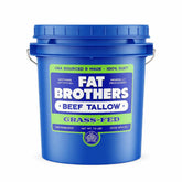Fat Brothers balde frontal mostrando 7.2 lb y etiqueta clara