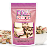 FD Pantry paquete frontal mostrando bocados crujientes y variedad de sabores