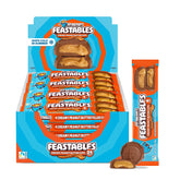 Feastables caja frontal mostrando 24 unidades y diseño llamativo