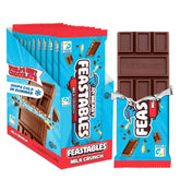 Feastables MrBeast frontal del paquete mostrando diseño y tamaño