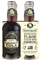 Fentimans frente pack de 4 mostrando el diseño y elegancia del envase