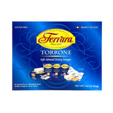 Ferrara torrone presentación frontal mostrada en caja atractiva y lista para regalar