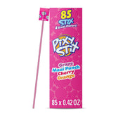 Ferrara Wonka Pixy Stix frente del empaque mostrando 85 unidades y variedad