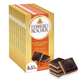 Ferrero Rocher empaque frontal mostrando elegancia y frescura