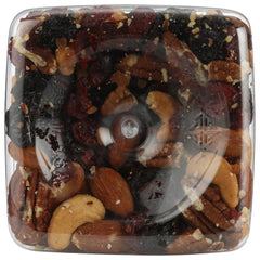 Ferris Coffee & Nut primer plano de mezcla crujiente y frutas secas