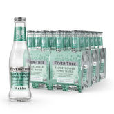 Fever-Tree botella frontal mostrando diseño premium y atractivo para bar