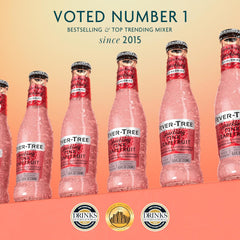 Fever-Tree tamaño comparado en mano para visualizar porción individual