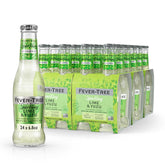Fever-Tree frontal del pack de 24 botellas mostrando presentación premium