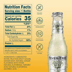 Fever-Tree Light Ginger Beer detalle de burbujas y textura para apreciar frescura