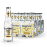 Fever-Tree tónica Light frontal pack de 24 botellas, presentación premium