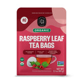 FGO paquete frontal de té de hoja de frambuesa roja, conservación y frescura
