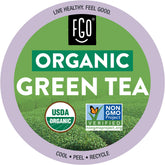 FGO cápsulas K-Cup frontal mostrando embalaje reciclable y conveniencia