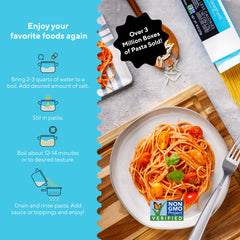 Fiber Gourmet etiqueta nutricional indicando calorías y fibra por ración