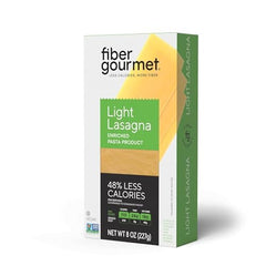 Fiber Gourmet paquete frontal mostrando las láminas y beneficios nutricionales