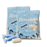 LYZA'S SWEETS & TREATS empaque frontal de Fida Rossana Coconut mostrando las dos bolsas y marca