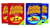 Fiddle Faddle frente del empaque mostrando el pack combinado y conveniencia