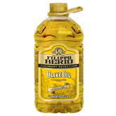 Filippo Berio botella 128 oz frontal mostrando diseño y volumen para uso prolongado