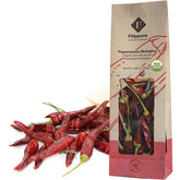 FILIPPONE chiles en rama vistos de frente con color y aroma concentrado