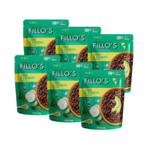 Fillo's pouch frontal mostrando etiqueta clara y conveniencia