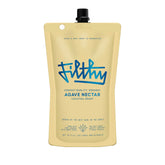 Filthy Agave Nectar pouch frontal mostrando la marca y el envase, facilita preparación rápida