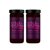 Filthy Food frascos frente mostrando dos envases y etiqueta elegante, ideal para barra