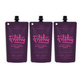 Filthy Black Cherry pouch frontal mostrando el empaque profesional y atractivo