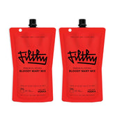 Filthy Food pouch frontal mostrando el envase y etiqueta, ideal para barras