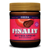 Finally crema de cacao frontal mostrando envase y diseño para elección informada