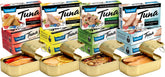 FinerFin pack frontal mostrando las 12 latas y beneficios listos para comer