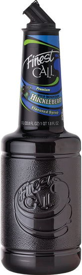 Finest Call botella frontal huckleberry muestra diseño y facilidad de uso