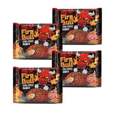 Fire Bull Ramen paquete frontal mostrando diseño y cantidad