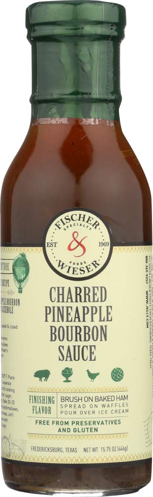 Fischer & Wieser frasco frontal mostrando glaseado tropical listo para usar