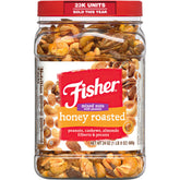 CHEF'S NATURALS Fisher frasco frontal mostrando mezcla y envase reutilizable