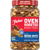 CHEF'S NATURALS Fisher lata frente con mezcla de frutos secos y diseño visible, ideal para despensa