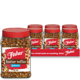 CHEF'S NATURALS Fisher tarro frente con cacahuetes toffee, aporta conveniencia de almacenamiento
