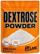 Fit Lane Nutrition empaque frontal de dextrosa, presentación sin aditivos y uso versátil