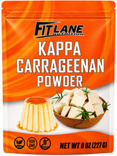 Fit Lane Nutrition frente del envase de kappa carragenina, presentación clara y práctica